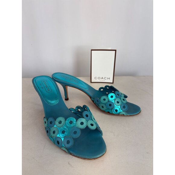 Coach A3-153 "Blane" Heel Slide Sandals, Women's Size 8B - Picture 2 of 5